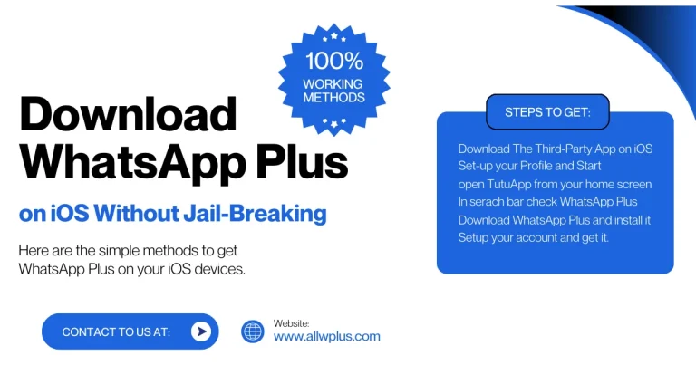 Download WhatsApp Plus on iOS Without jail breaking