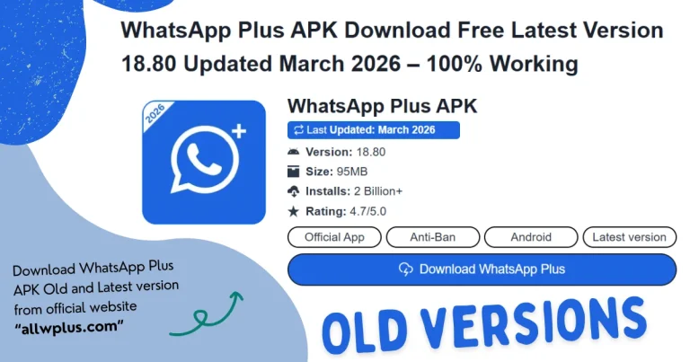 WhatsApp Plus Old versions APKs